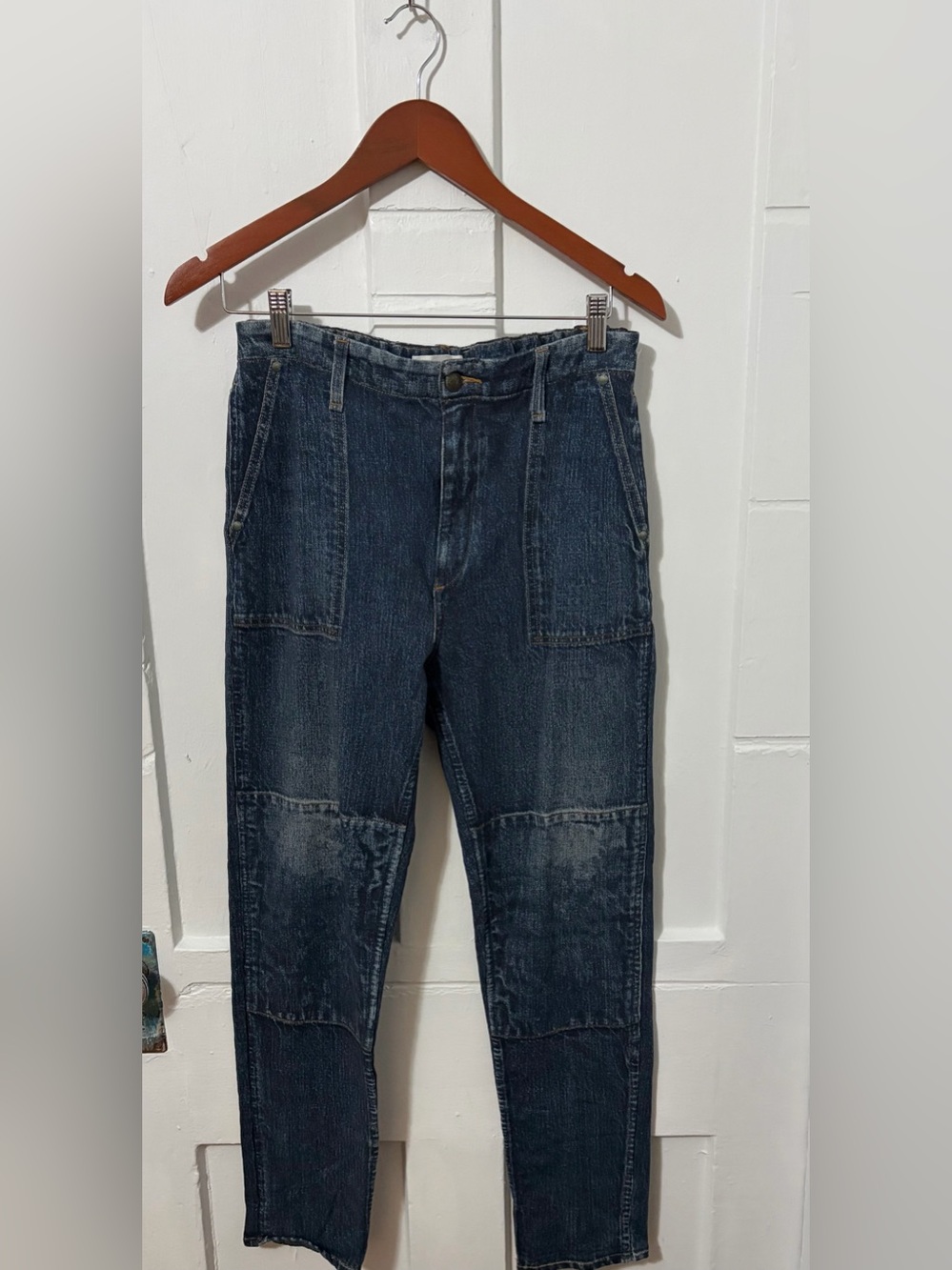 Rag & Bone Miramar Denim-Print
Blue Trompe L'oeil Sweatpant Jogger
Jean